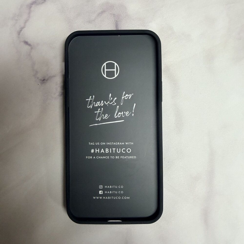 Habitu Odessa Mirror Folio Wallet Magnetic Case Black iPhone 12/12 Pro - Picture 3 of 4